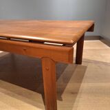 Vintage teak coffee table designed by HW Klein for Bramin 1960s