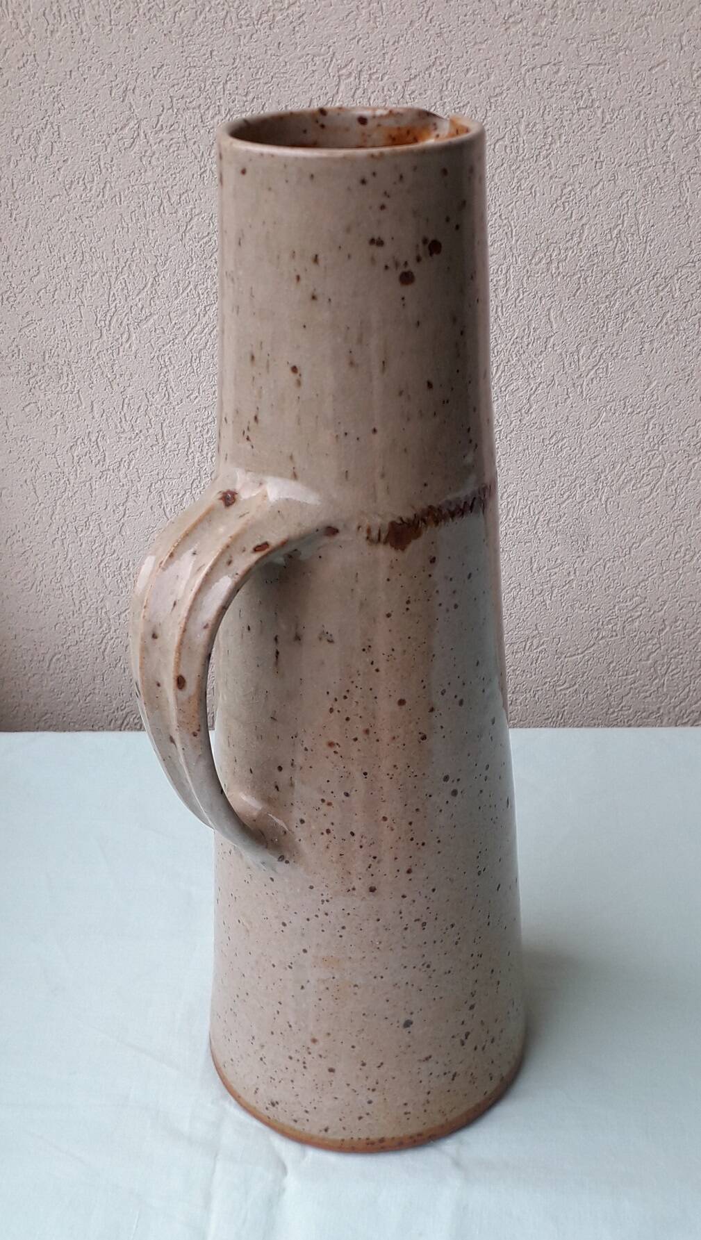 Pyrite stoneware pitcher