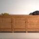 Antique wooden sideboard with three doors (circa 1920)