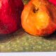 Authentic still life with apples circa 1959, oil painting