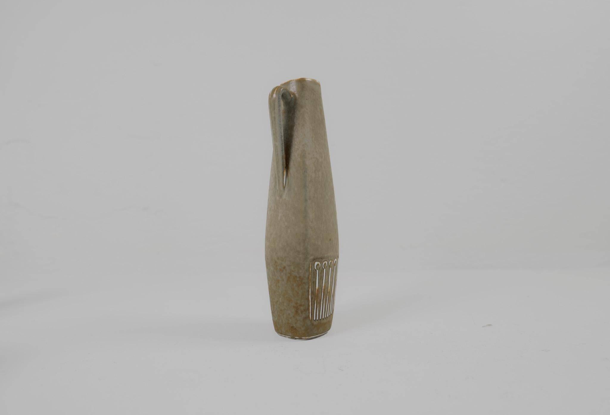 Mid-Century Modern Ensemble of 3 Ceramic Pieces Sweden 1950 Rörstrand Gunnar Nylund