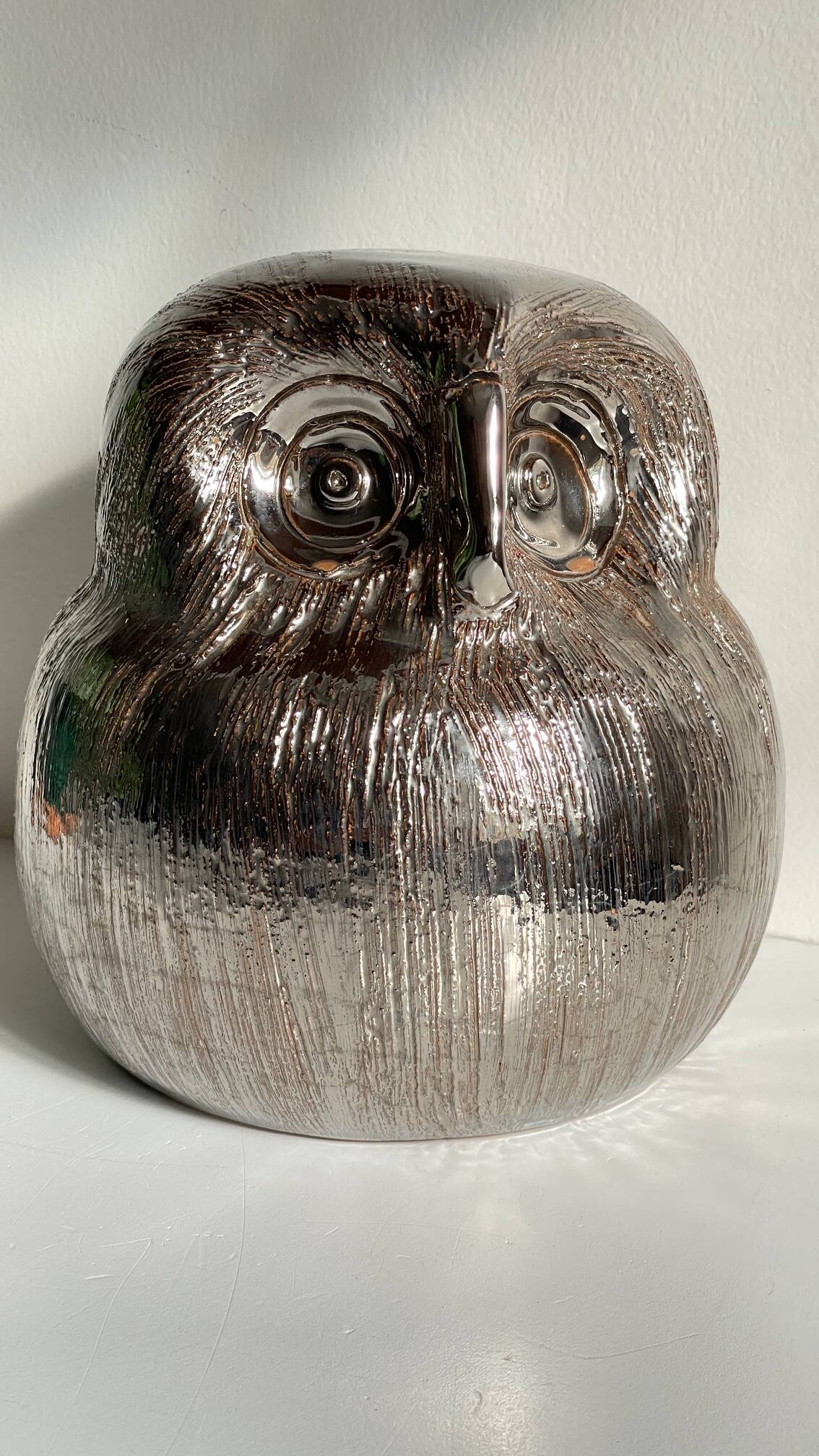Owl Ceramic by Aldo LONDI