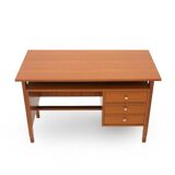 Teak desk with drawers, 1960s