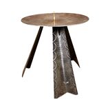 Large modernist candlestick for a large candle, Germany, 1970s.