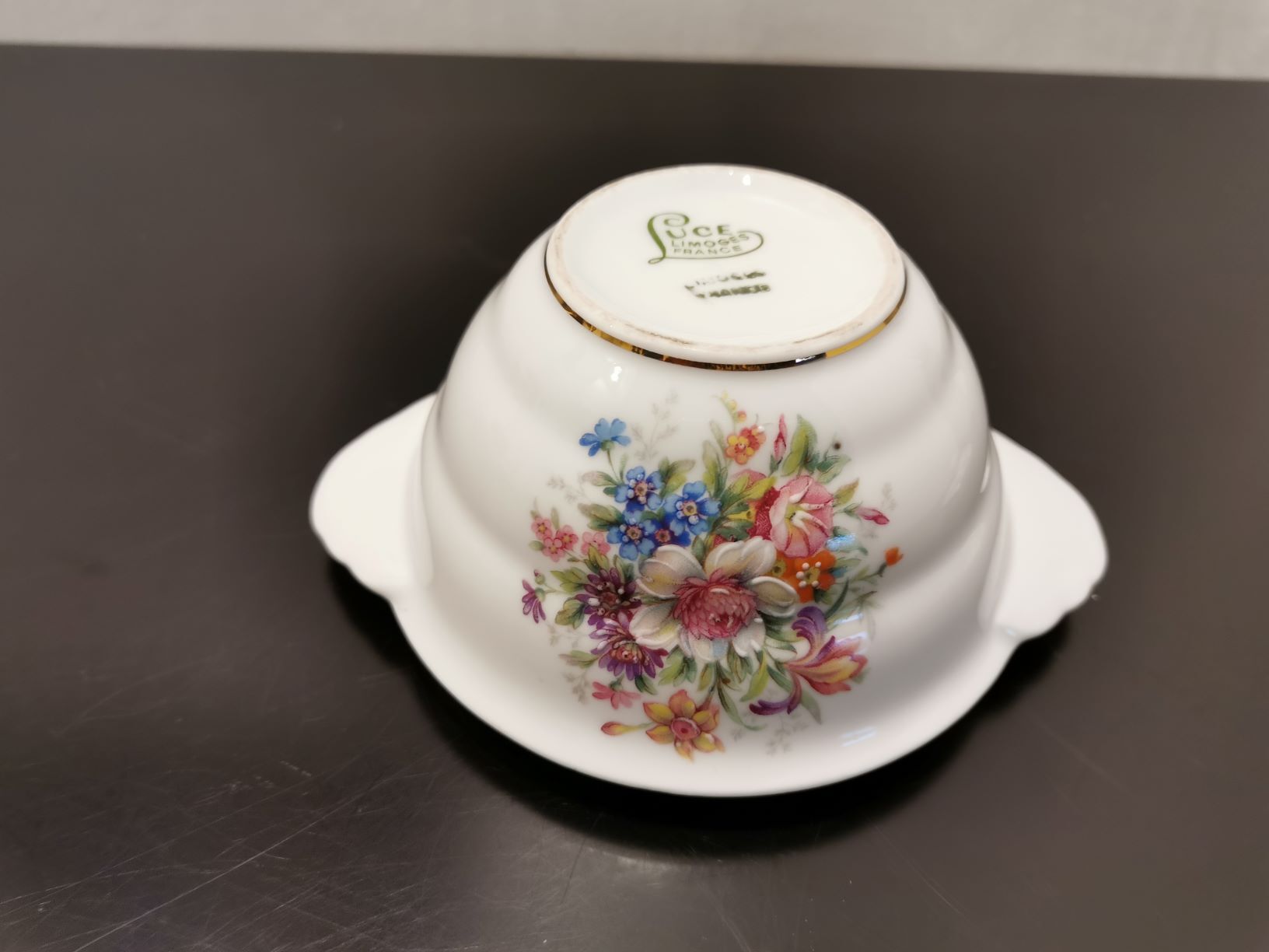 Duo service à thé porcelaine de Limoges estampillé Luce
