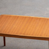 Scandinavian vintage extendable table double extension 1960