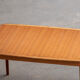 Scandinavian vintage extendable table double extension 1960