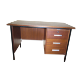 Wood and metal design desk