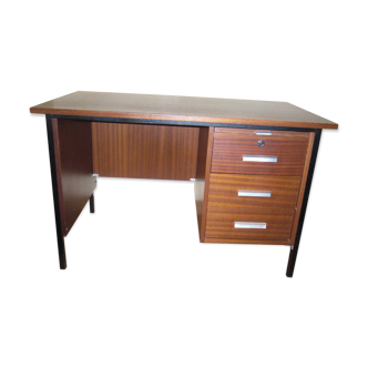 Wood and metal design desk