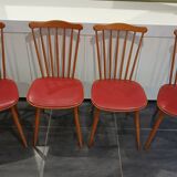 Set of 4 Baumann Menuet chairs, vintage 1970s