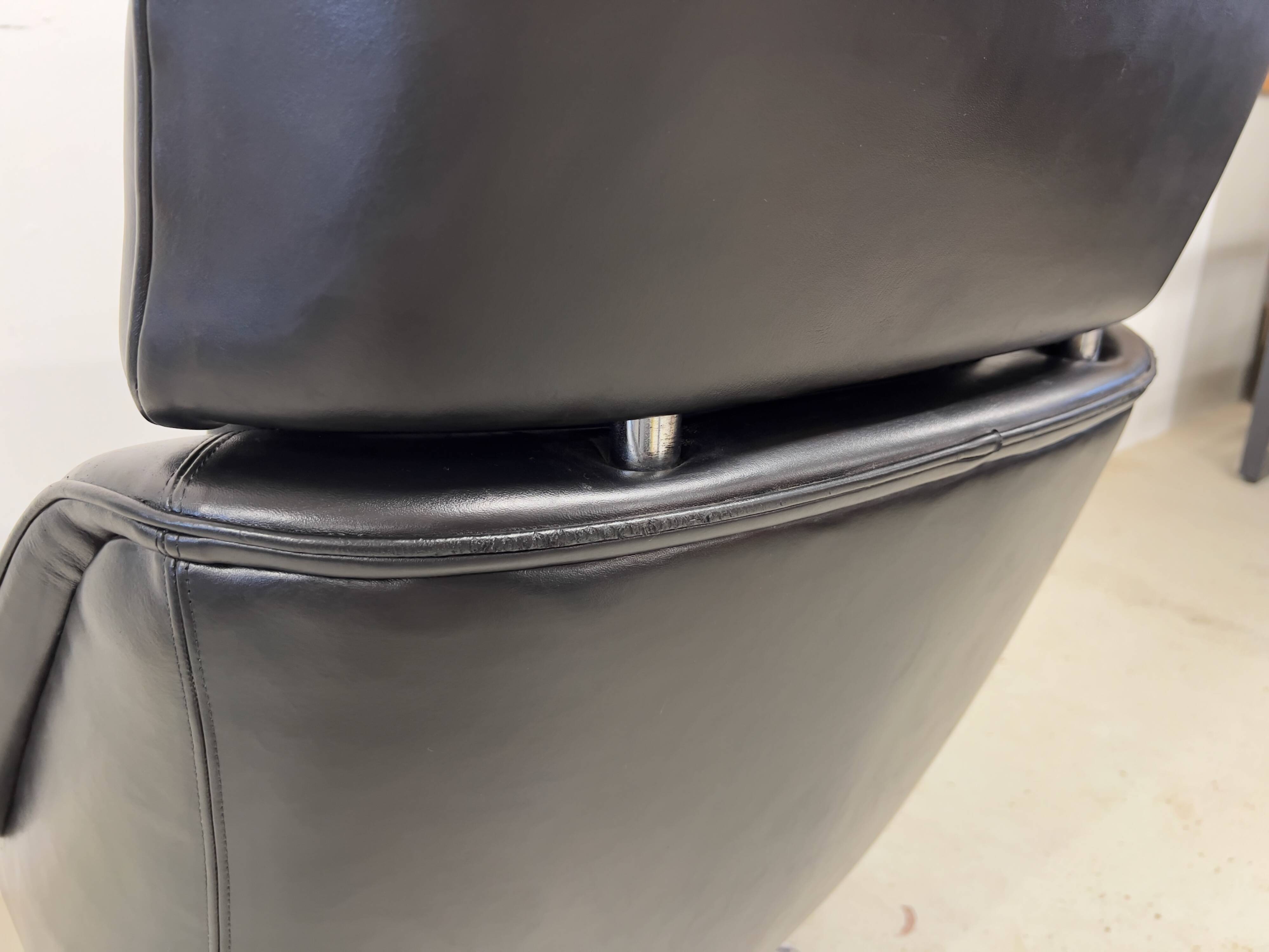 Danish Swivel Armchair Model 802 by Werner Langenfeld for Esa, 1970s