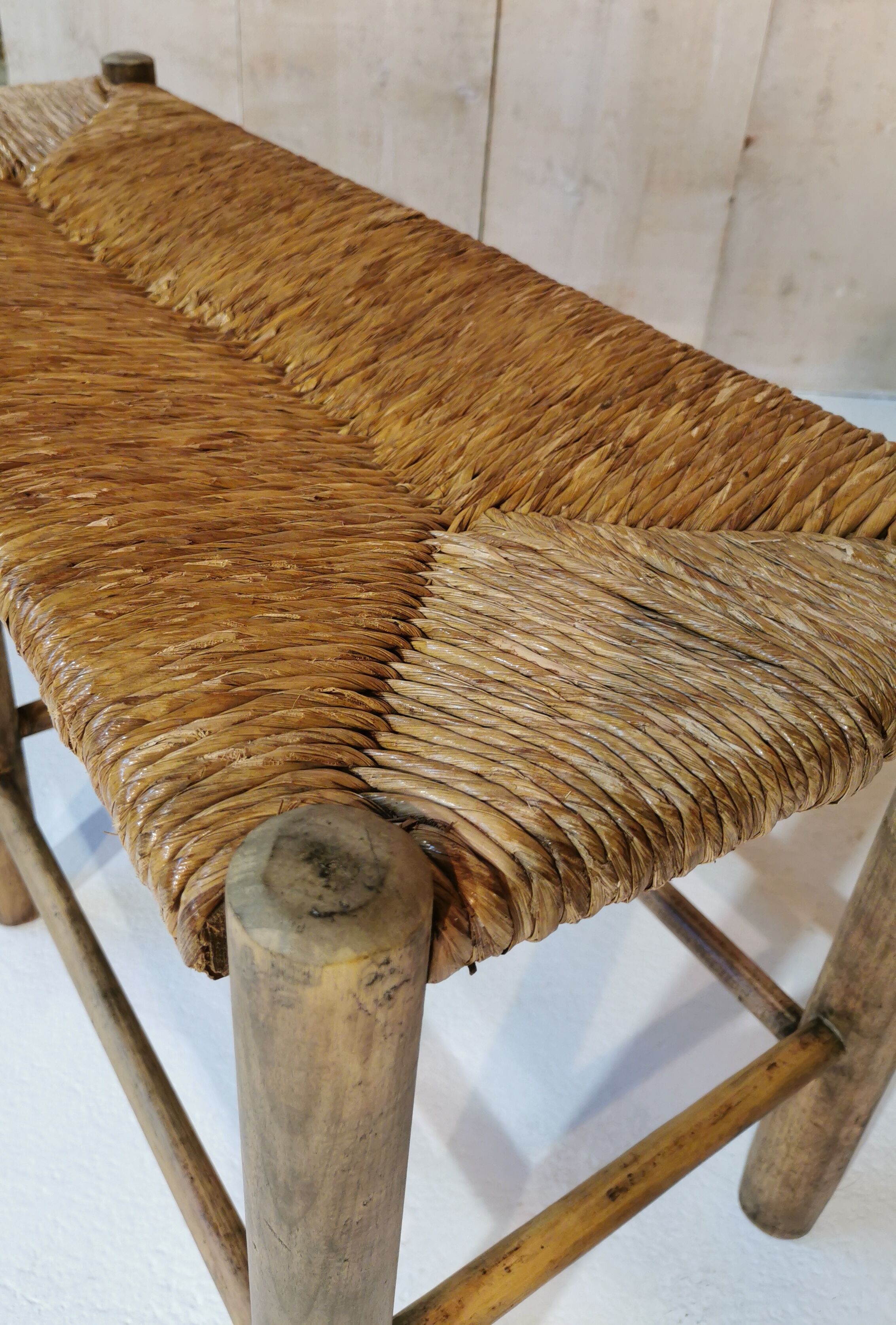 Straw bench