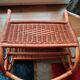 Rattan magazine holder