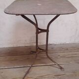 Guéridon, table de jardin fer forgé