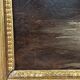 Hst painting still life basket of overturned fruit 19th - 20th century