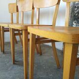 Set de 4 chaises bistrot Thonet
