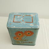 Old metal box "Vichy-Prunelle"