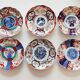 Set of 6 plates Imari Japan Meiji