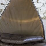 F588 armchair in leather by Geoffrey Harcourt for Artifort, 1960