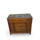 Commode de style Art Déco en bois de cerisier et noyer.