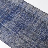 Blue Hallway Turkish Runner Rug sku1070