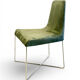 Chaises design Ligne Roset - So par Soda design - velours vert ni