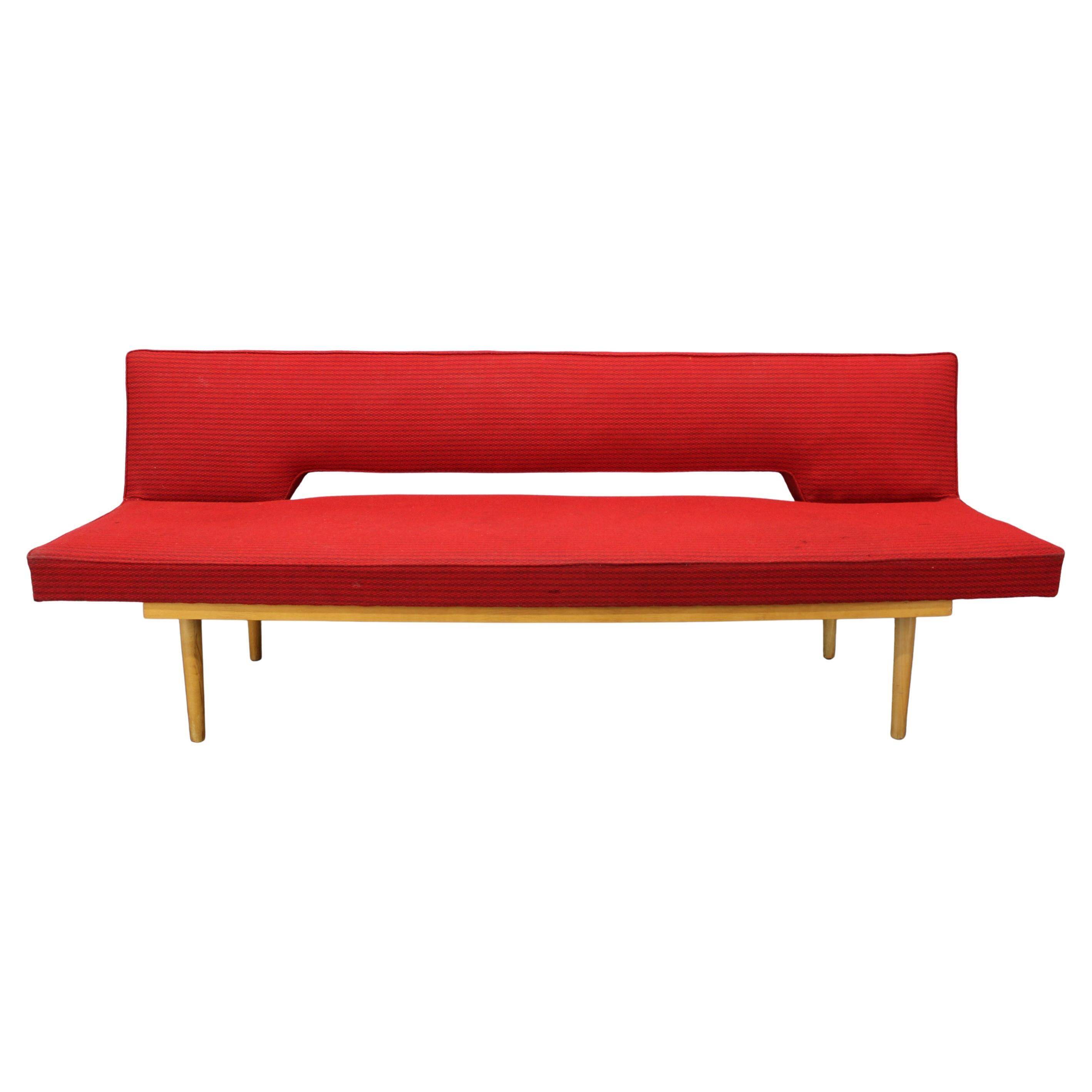 Mid-century sofa daybed by Miroslav Navrátil, Czechoslovakia, 1960s