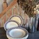 6 deep plates Saint-Amand 1930