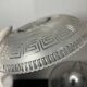 4 Baccarat plates in Greek key pattern 19th century