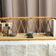 Vintage rattan wall etager