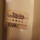 Paire d'appliques Vitrika, danoises, vintage, design, 70s, model aladdin