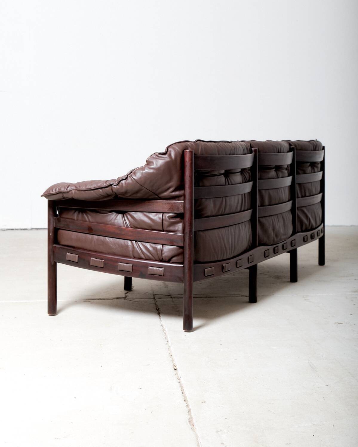 Canapé en cuir par Arne Norell pour Coja, Suède, années 1970