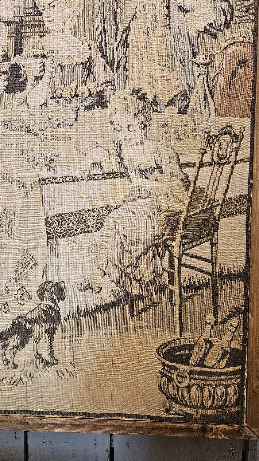 Paire de tapisseries