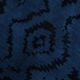 7x10 Midnight Blue Anatolian Wool Vintage Carpet, 204x296 Cm
