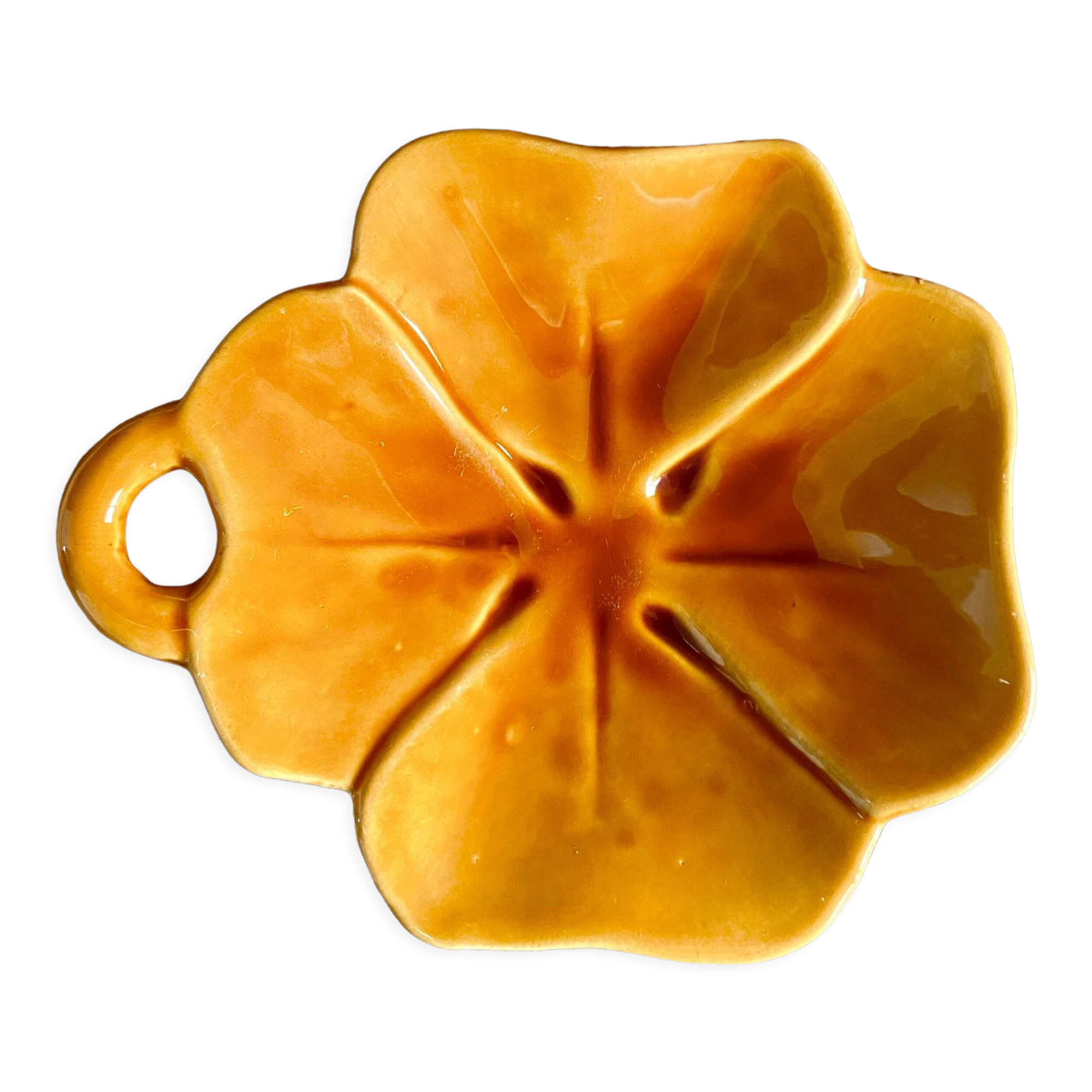 Empty pocket vintage ceramic clover