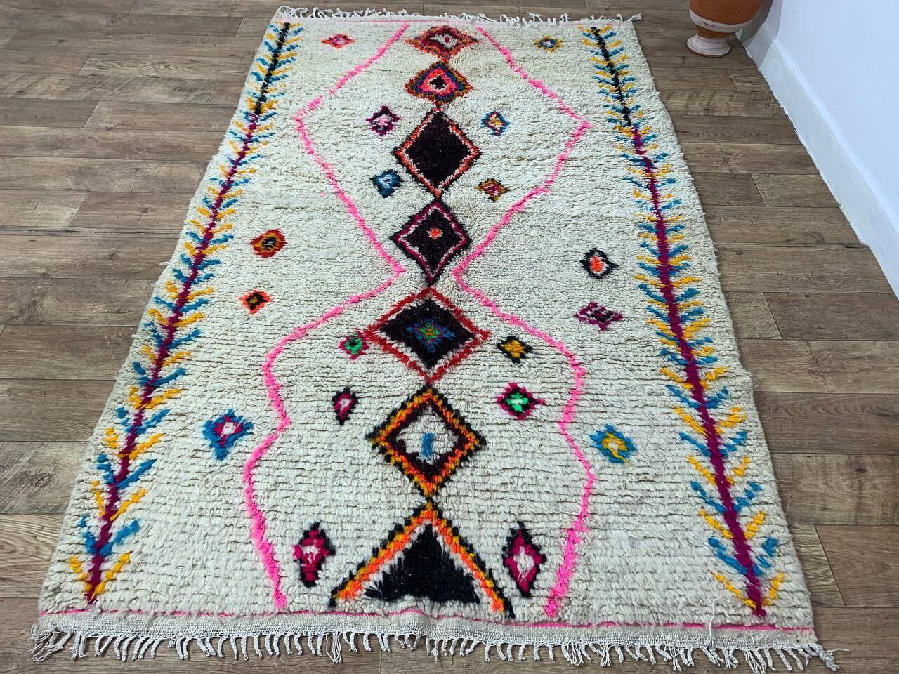 Handmade Moroccan Berber rug 240 x 147 cm