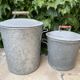 Old zinc washing machine XL