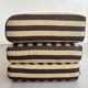 Beige and brown sofa vintage guest bed