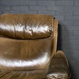 Vintage elements sofa with matching hocker and armchair