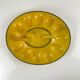 Ceramic yellow egg plate/display with hen, 20th century