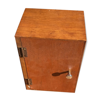 Wooden medicine cabinet
