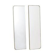 Set of two mirrors in pine frame 1970s Denmark