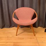 Fauteuil unique dans le style de Miroslav Navratil, Tchécoslovaquie, années 1950/1960