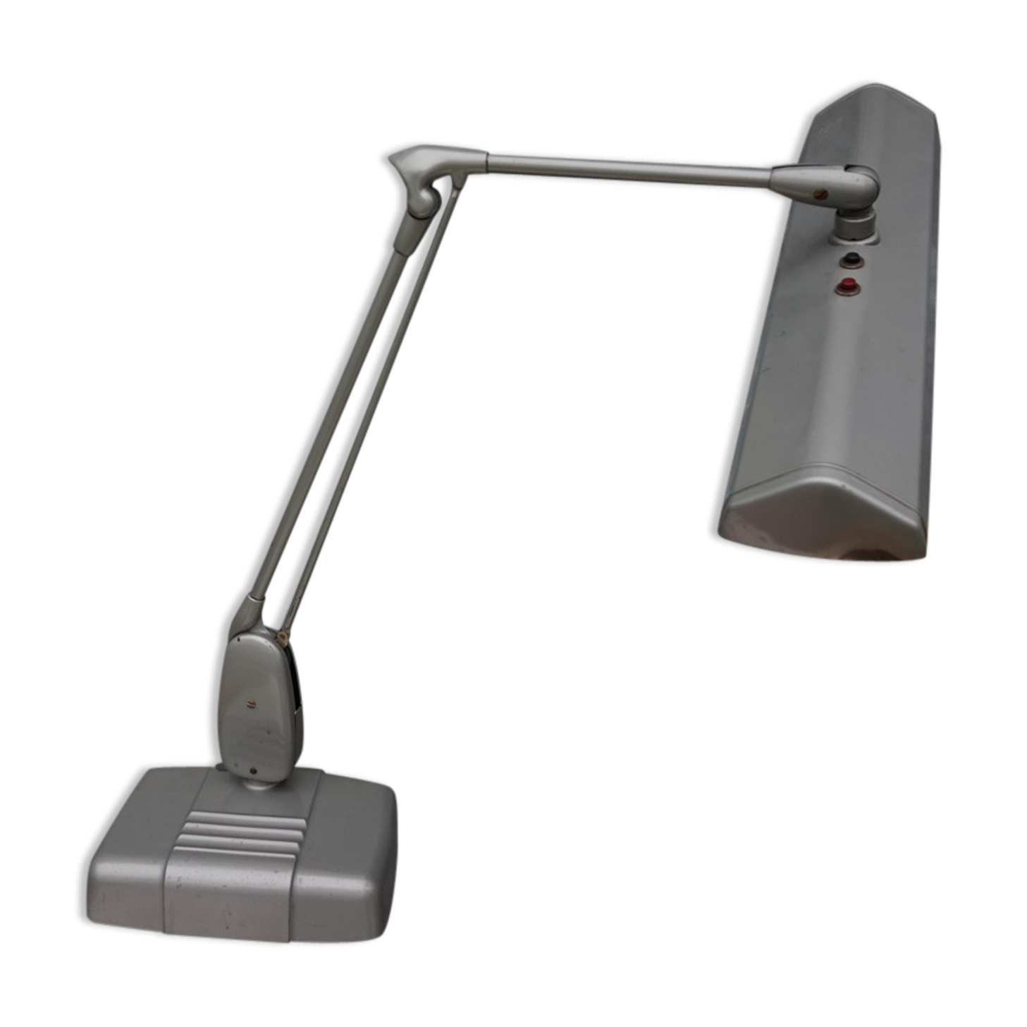 Floating industrial dazor desk lamp