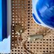 Paire de lampes "Initiale" SPOT x ATOME en céramique - 2026 (Bleu roi)