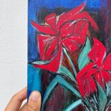 Bouquet de fleurs expressionniste