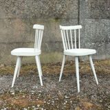 Pair of Baumann bistro chairs