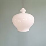 Suspension scandinave en opaline blanche, H.A. Jakobsson, 1960