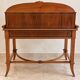 Antique wooden desk with steps and drawers – 103 cm