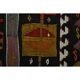 1970s Vintage Turkish Oushak Handmade Wool Cotton Brown Runner Rug 95x367